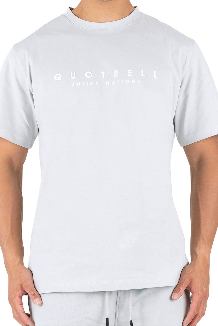 Quotrell United as one t-shirt grey Grijs