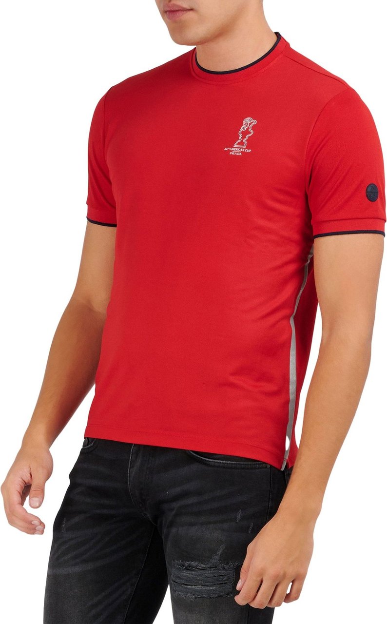 North Sails by Prada Winton T-shirt Red Rood