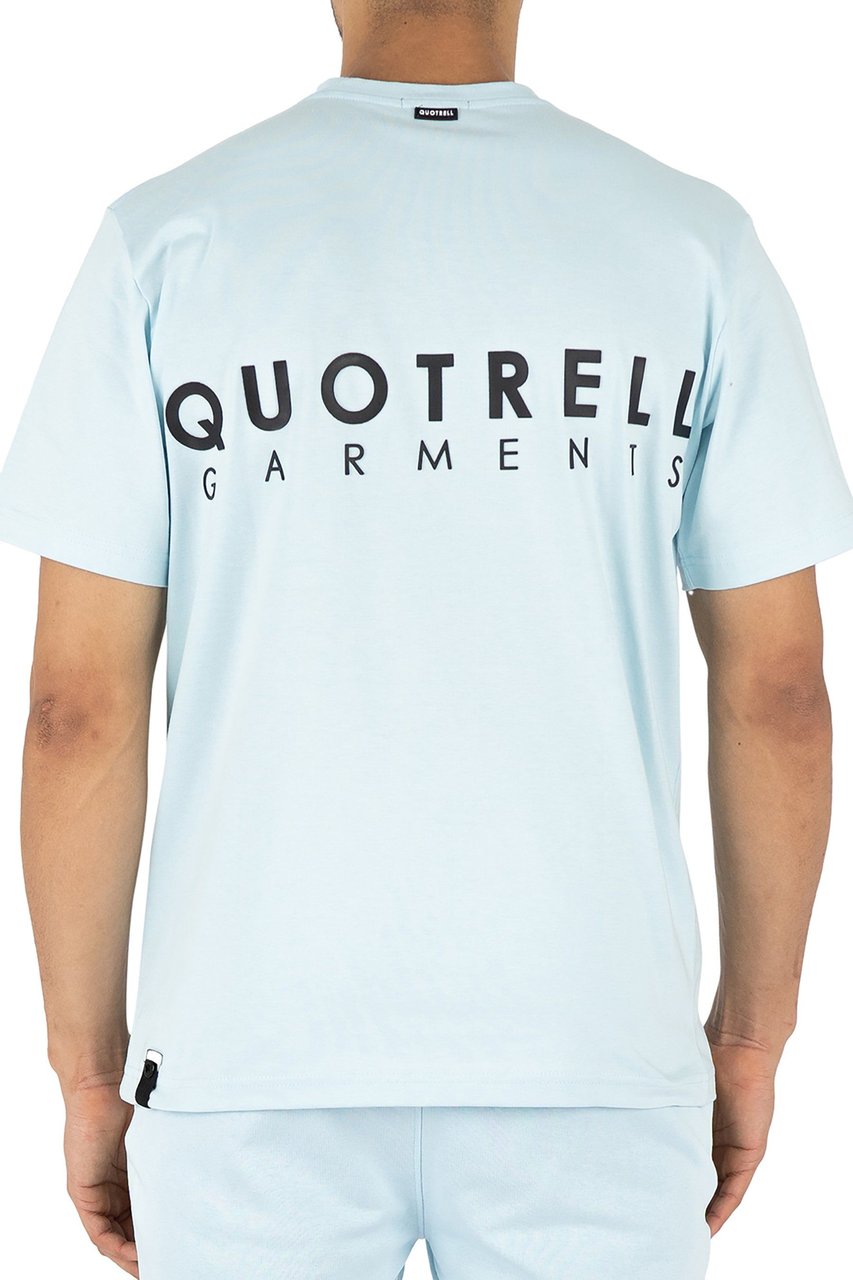 Quotrell Fusa T-shirt Light Blue Blauw