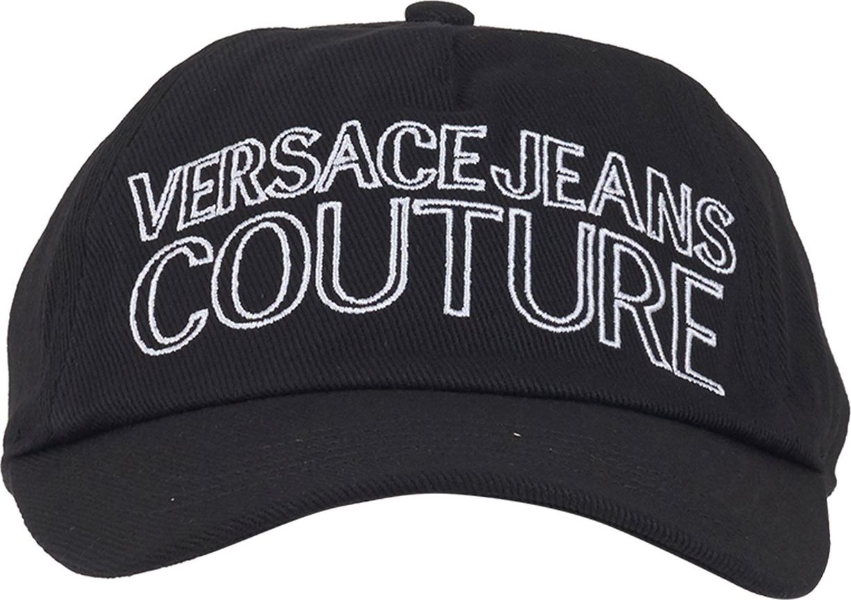 Versace Jeans Couture Black White Cap fw21 Zwart