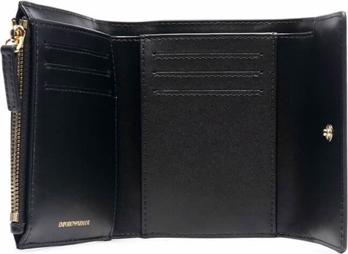 Emporio Armani Black Small Wallet Black Zwart