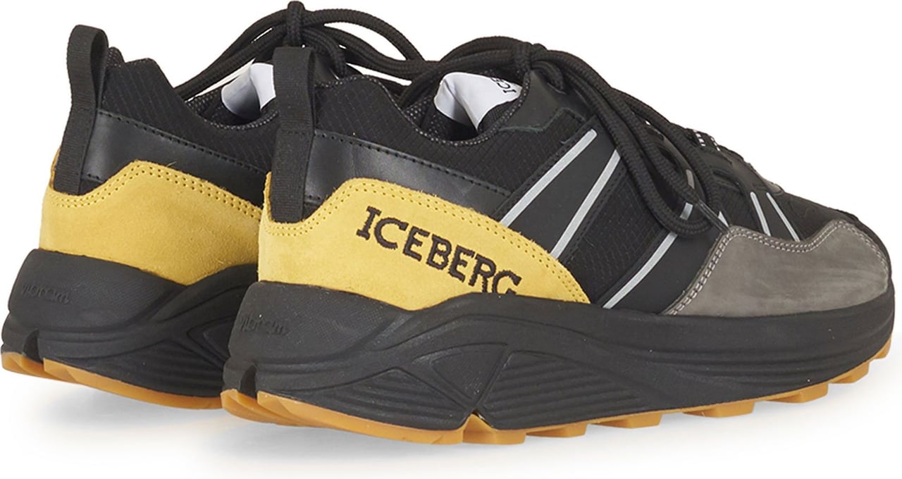 Iceberg Montobne sneaker black Zwart