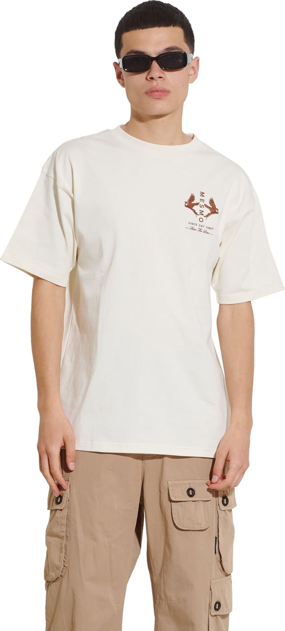 MESMO Oversized Phoenix T-shirt Wit