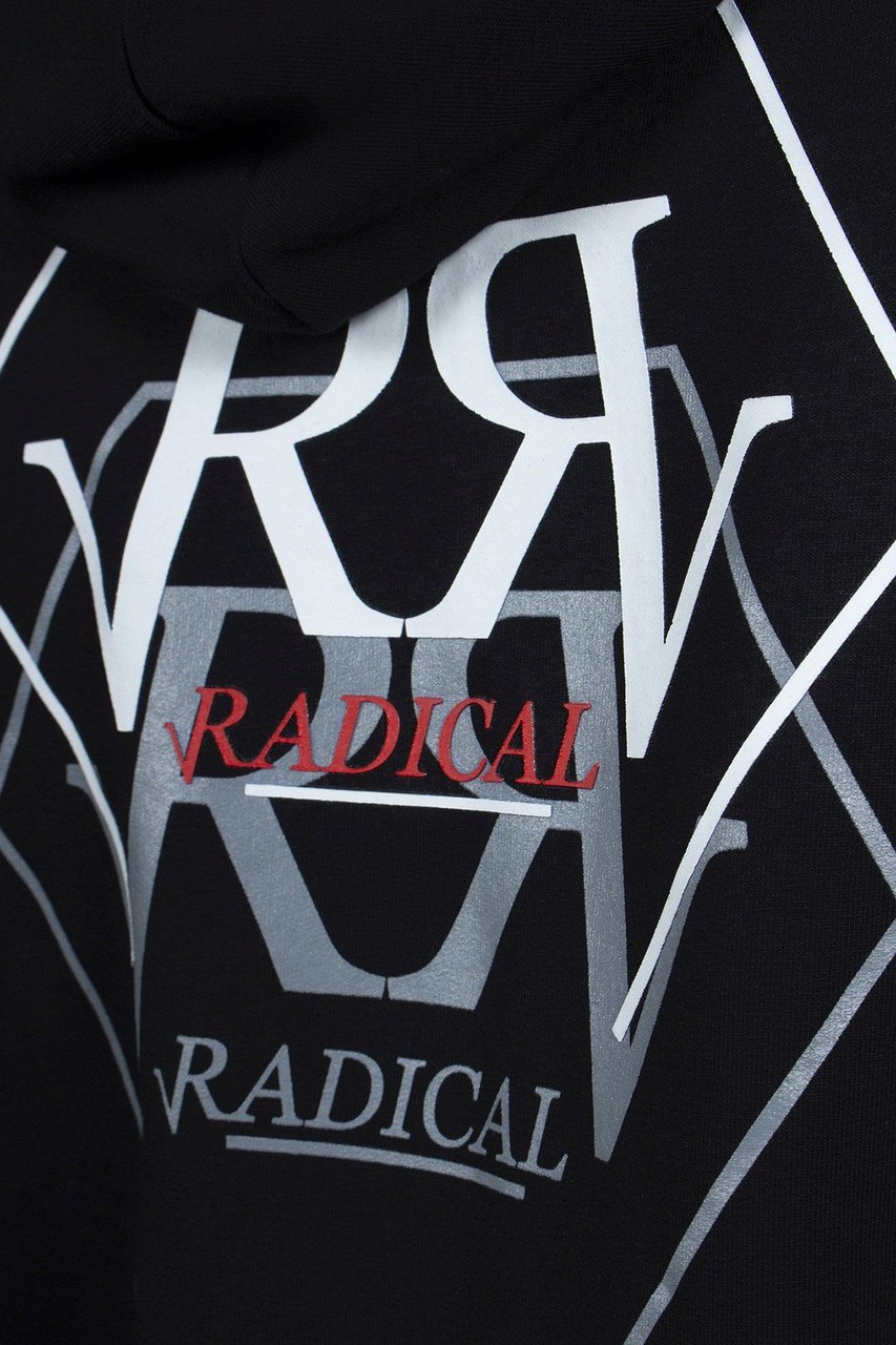 Radical Hoodie Diamond Black Zwart
