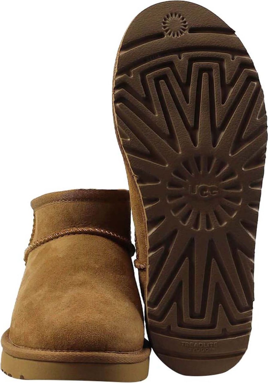 UGG Classic Ultra Mini Chestnut Ankle Boot Brown Bruin