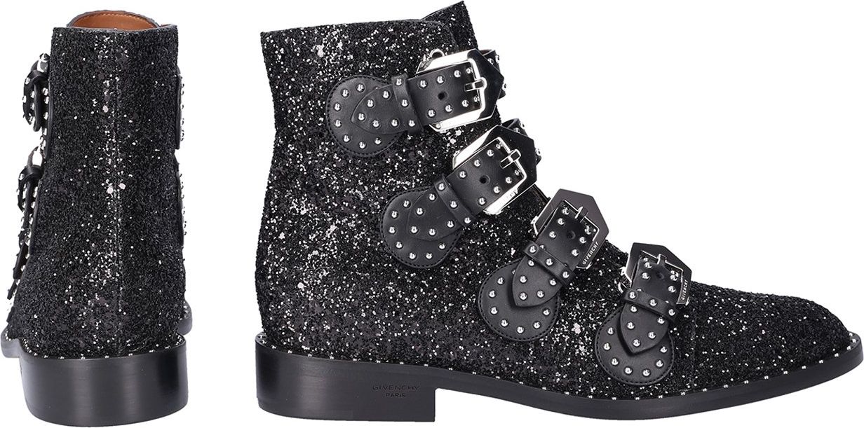 Givenchy Ankle Boots Black Calfskin Black Getty Zwart