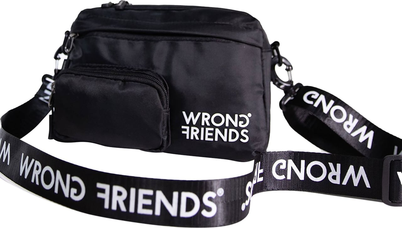 Wrong Friends Dijon Crossbody Bag Zwart
