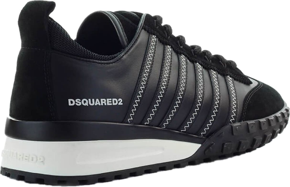Dsquared2 Legend Black White Sneaker Black Zwart