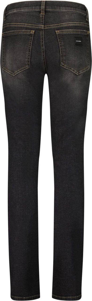 Dolce & Gabbana Dolce & Gabbana L41F95 kinder jeans donker grijs Grijs