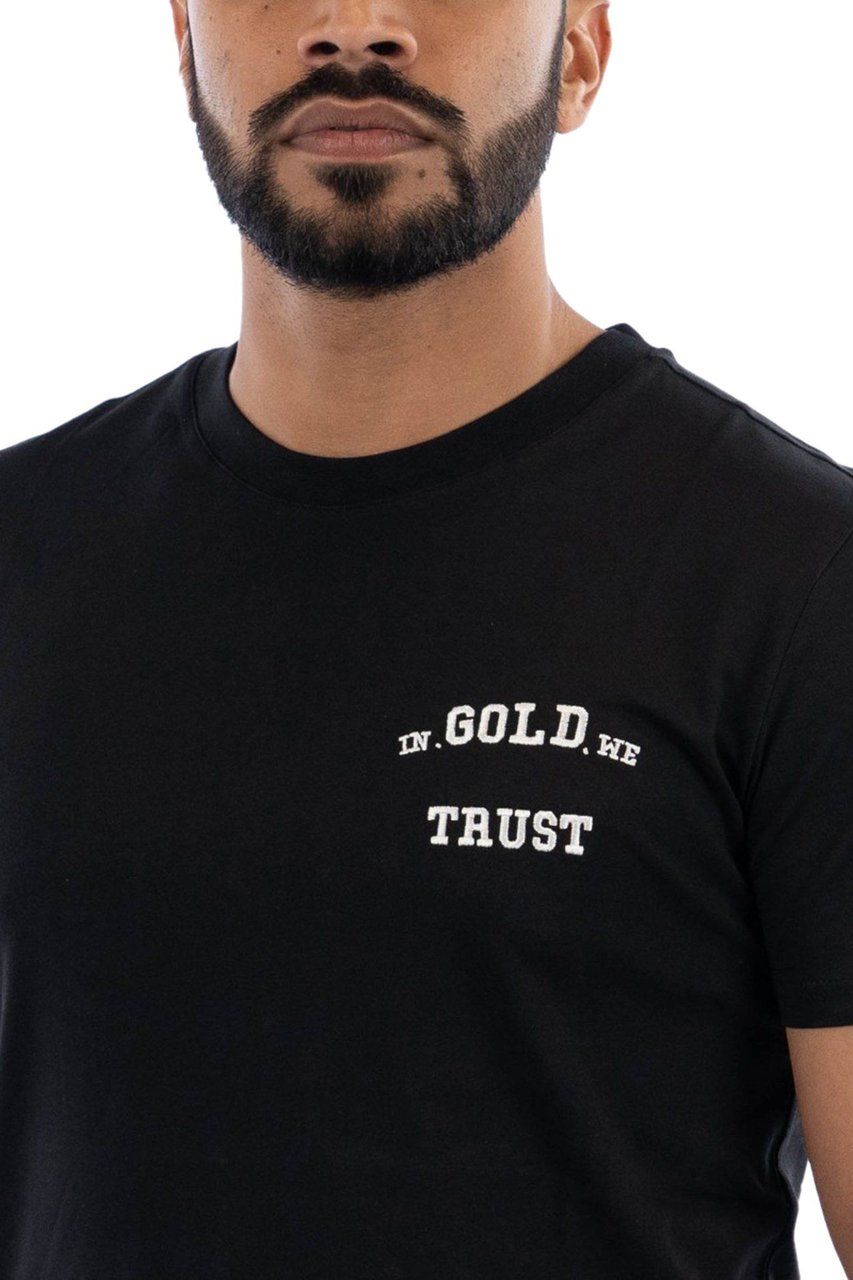 In Gold We Trust The Pusha T-shirt Zwart Zwart