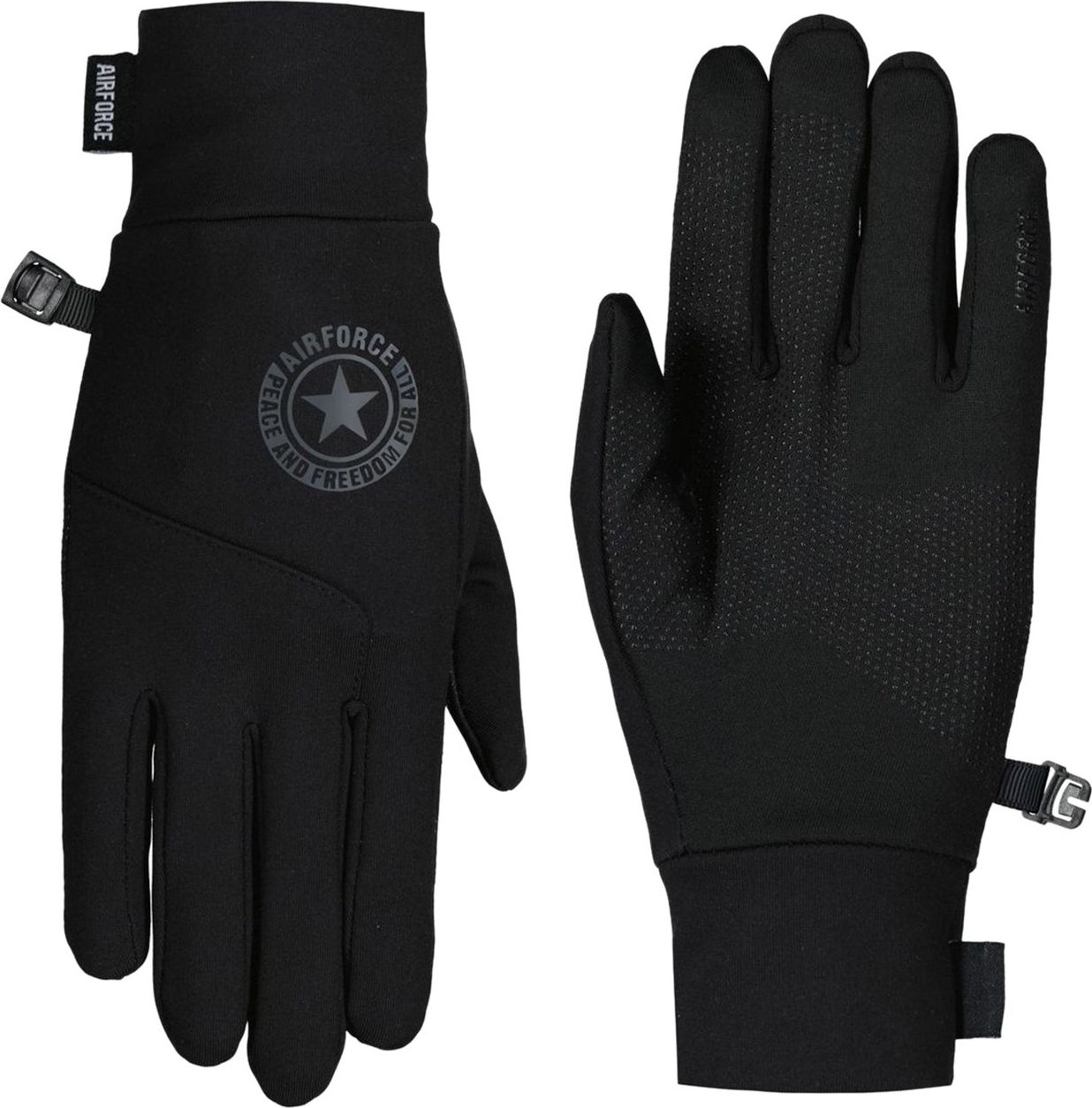 Airforce Technical Gloves True Black Zwart