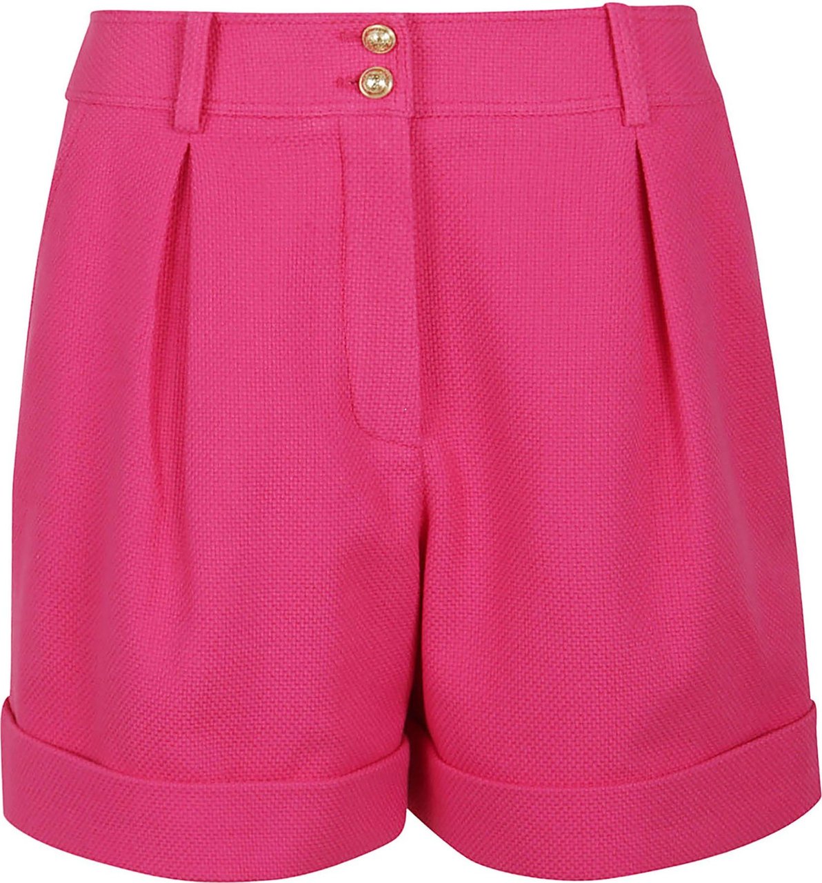 Balmain Low-Rise Cotton-Pique Shorts Roze