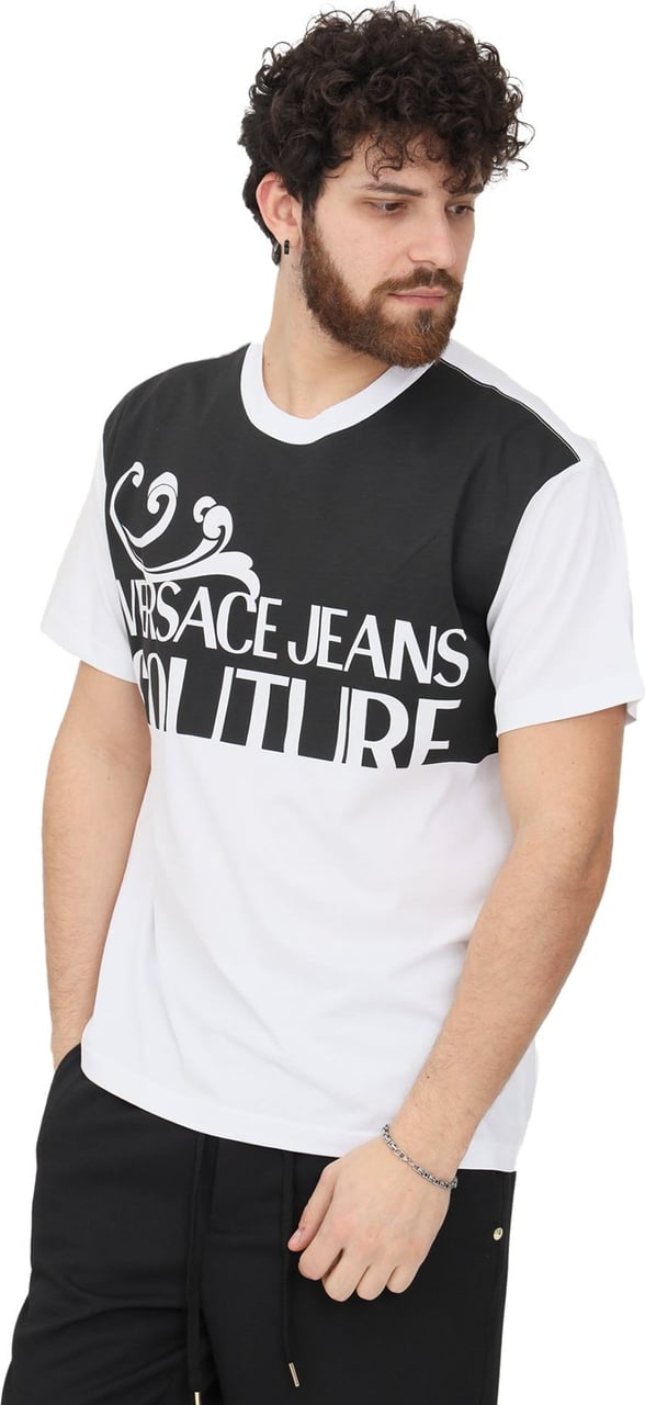Versace Jeans Couture T-shirts And Polos White Wit