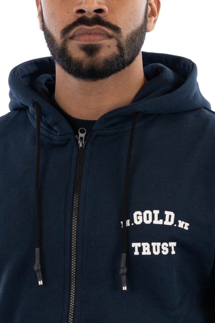 In Gold We Trust In Gold We Trust The wallace Vest Blauw