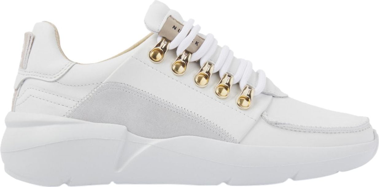 Nubikk Roque Roman L | Goud Witte Sneakers Wit