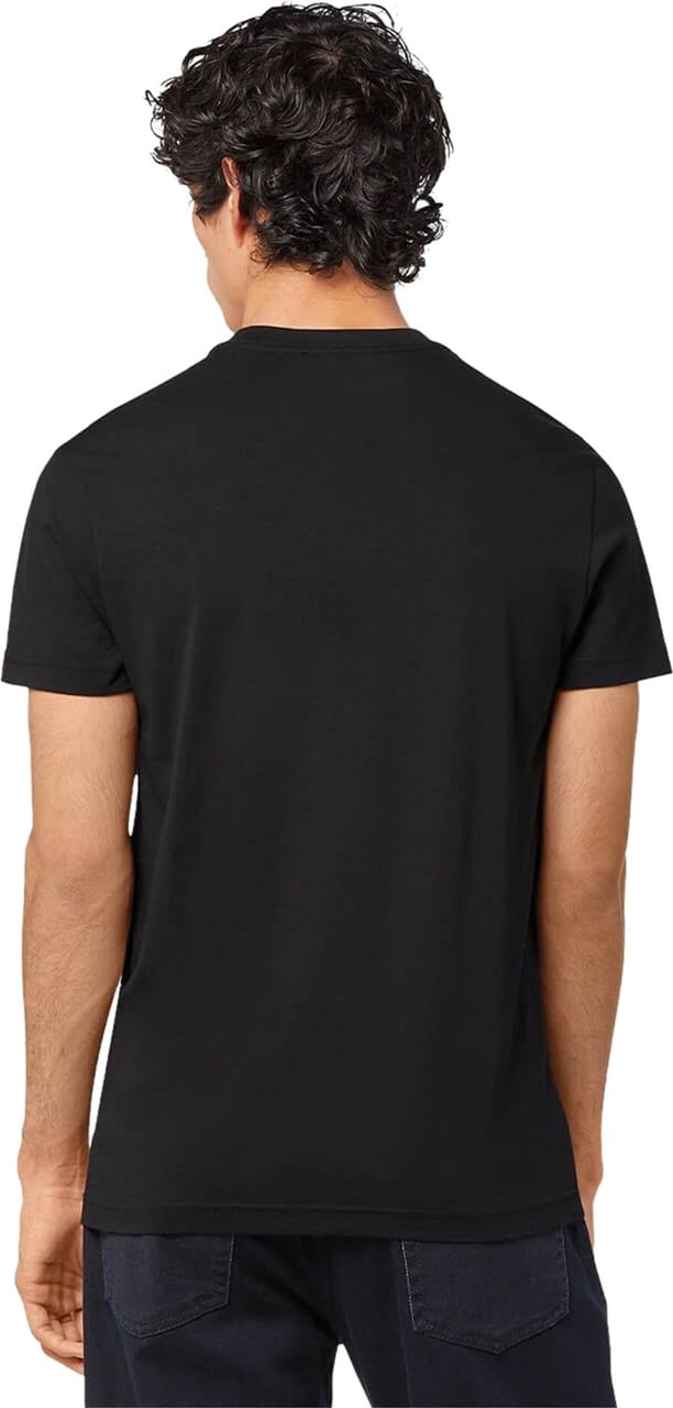 Versace Jeans Couture Logo Pixel Black T-shirt Black Zwart