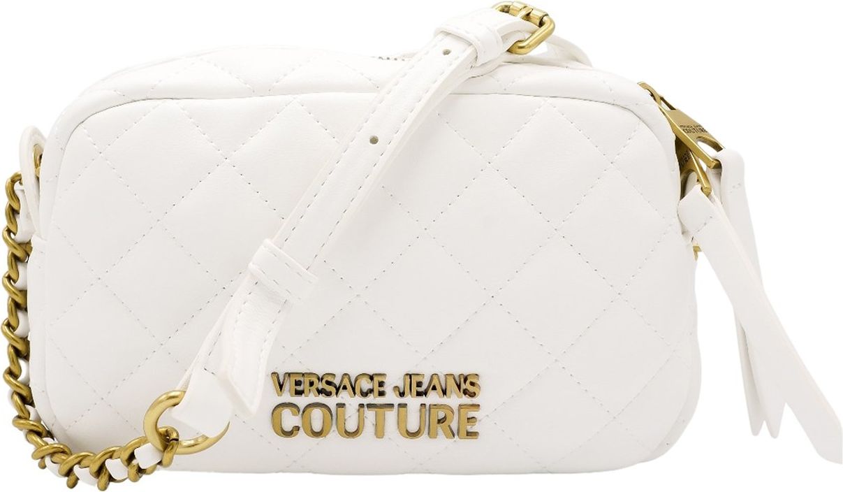 Versace Jeans Couture Couture Quilting Crossbody Schoudertas Wit