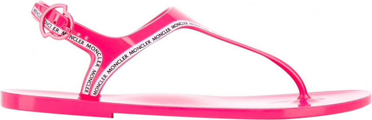 Moncler Thong Logo Flip Flops Sandals Roze
