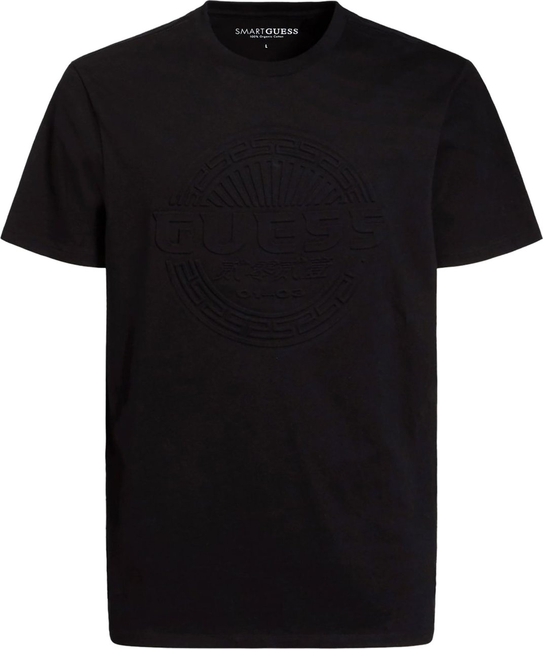 Guess Crest Logo T-shirt Zwart
