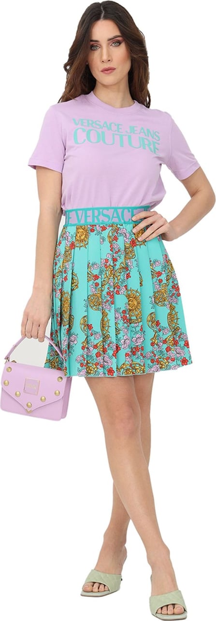 Versace Jeans Couture Skirts Turquoise Blue Blauw