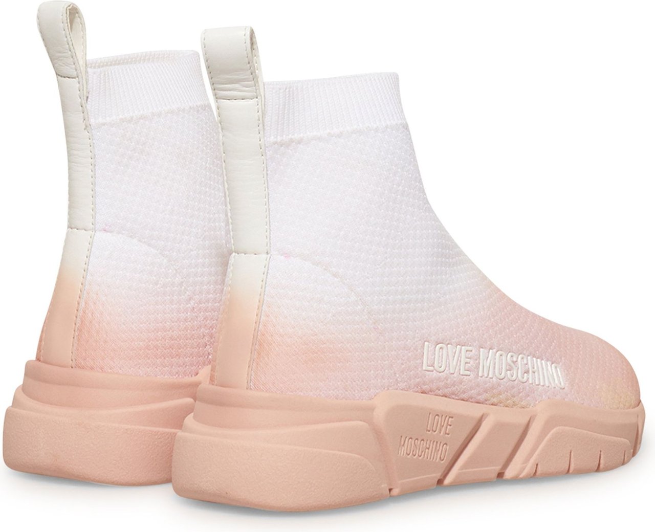 Love Moschino Degrade Sock Sneaker Roze