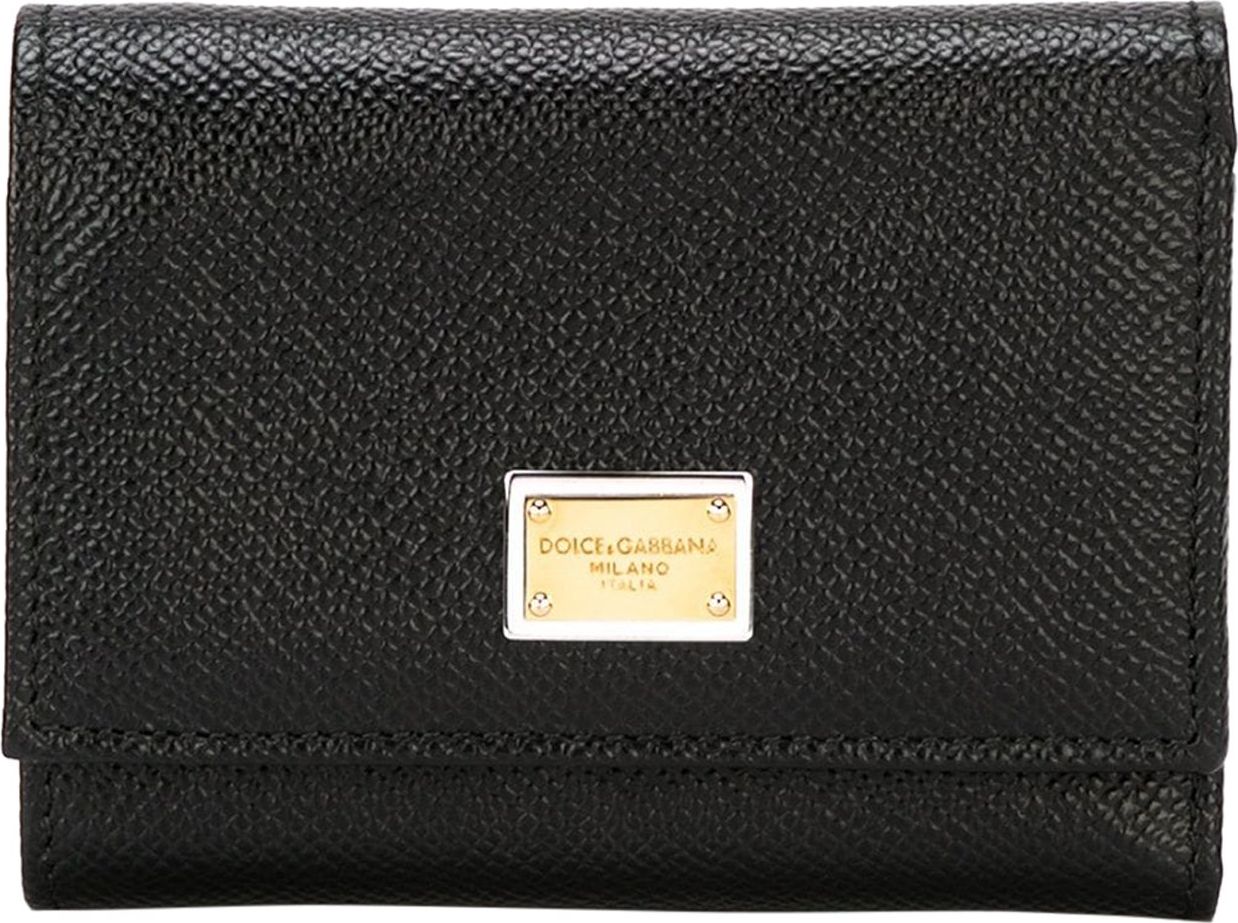 Dolce & Gabbana Women's Black Leather Wallet Zwart