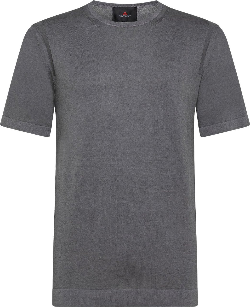 Peuterey 100% cotton tricot t-shirt Grijs