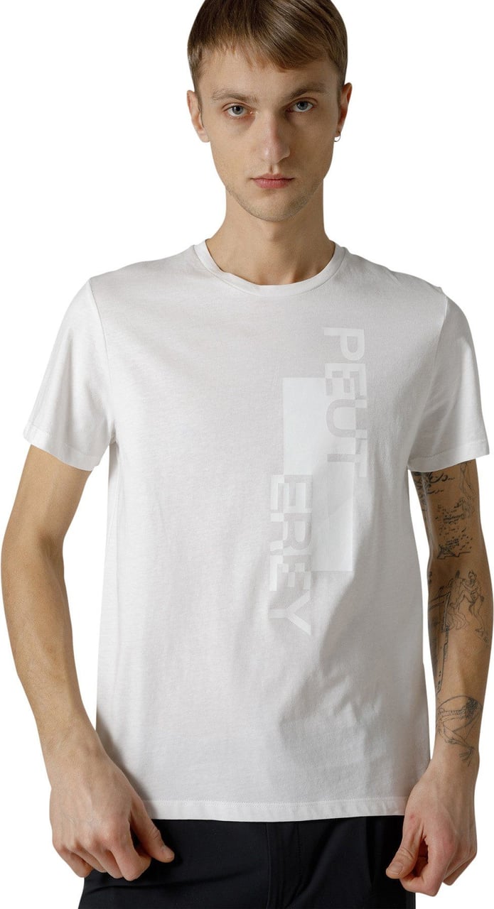 Peuterey T-shirt with front print Wit