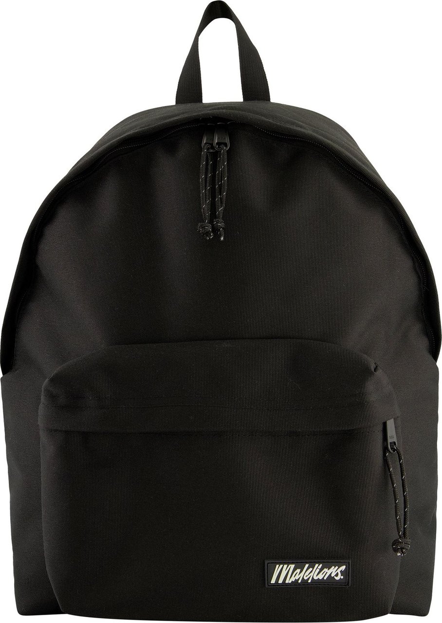 Malelions Junior Patch Backpack - Black Zwart