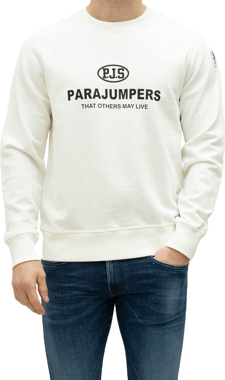 Parajumpers Sweater Toml Offwhite Wit