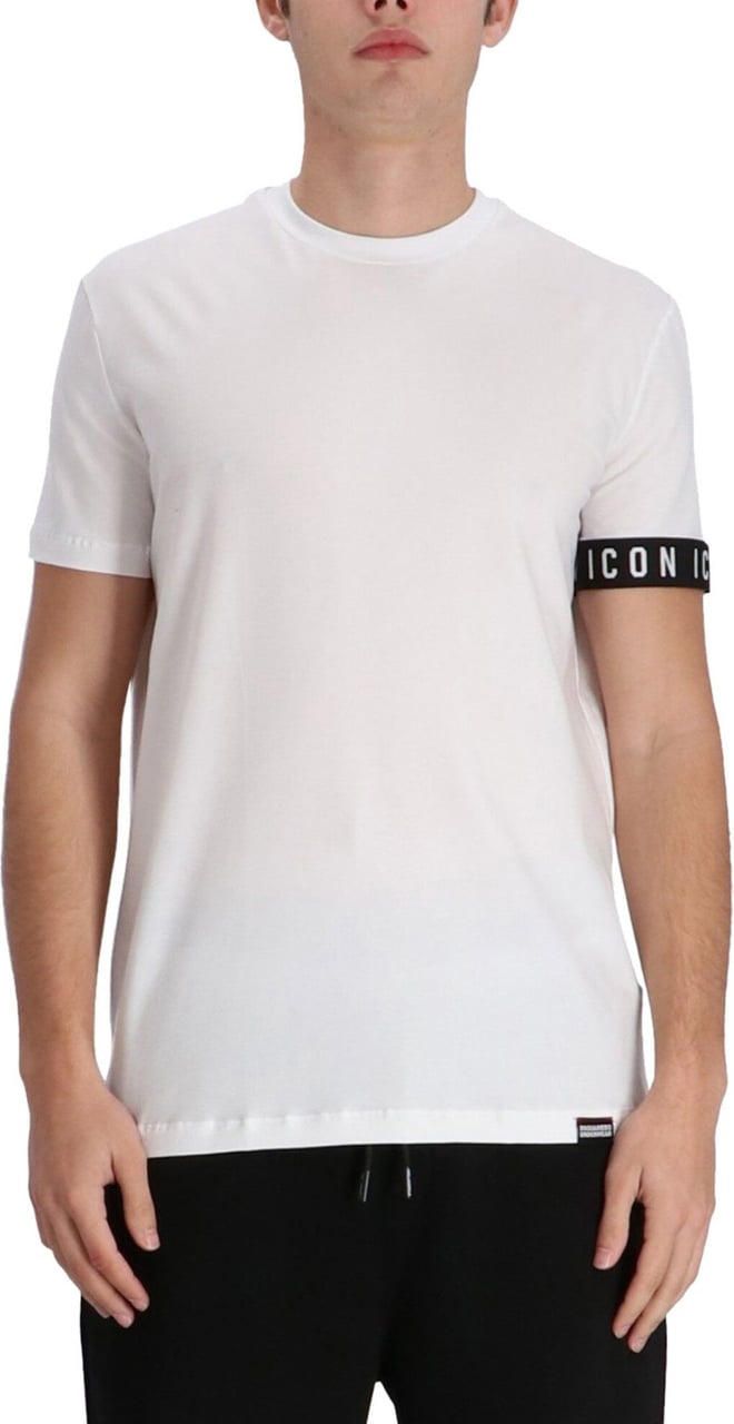 Dsquared2 Round Neck Icon T-Shirt White Wit