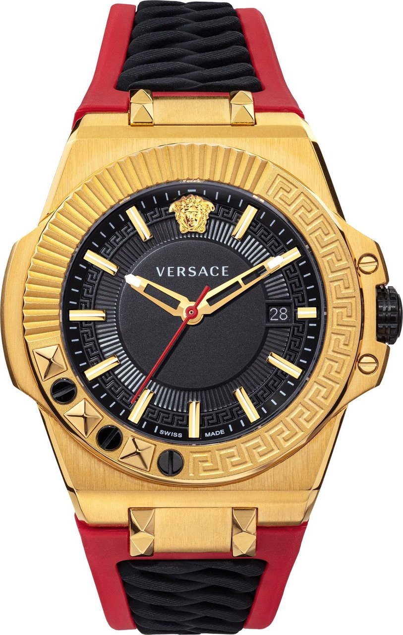 Versace VEDY00319 Chain Reaction heren horloge 45 mm Zwart