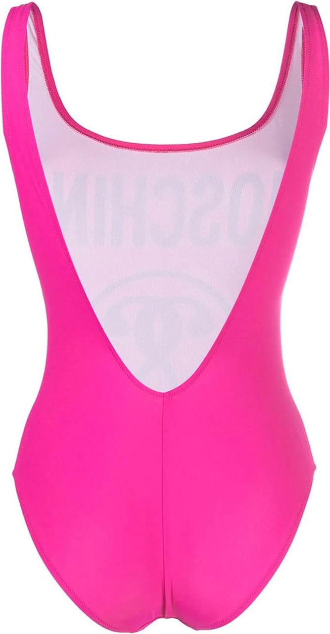 Moschino Moschino Swim One-Piece Logo Swimsuit Roze