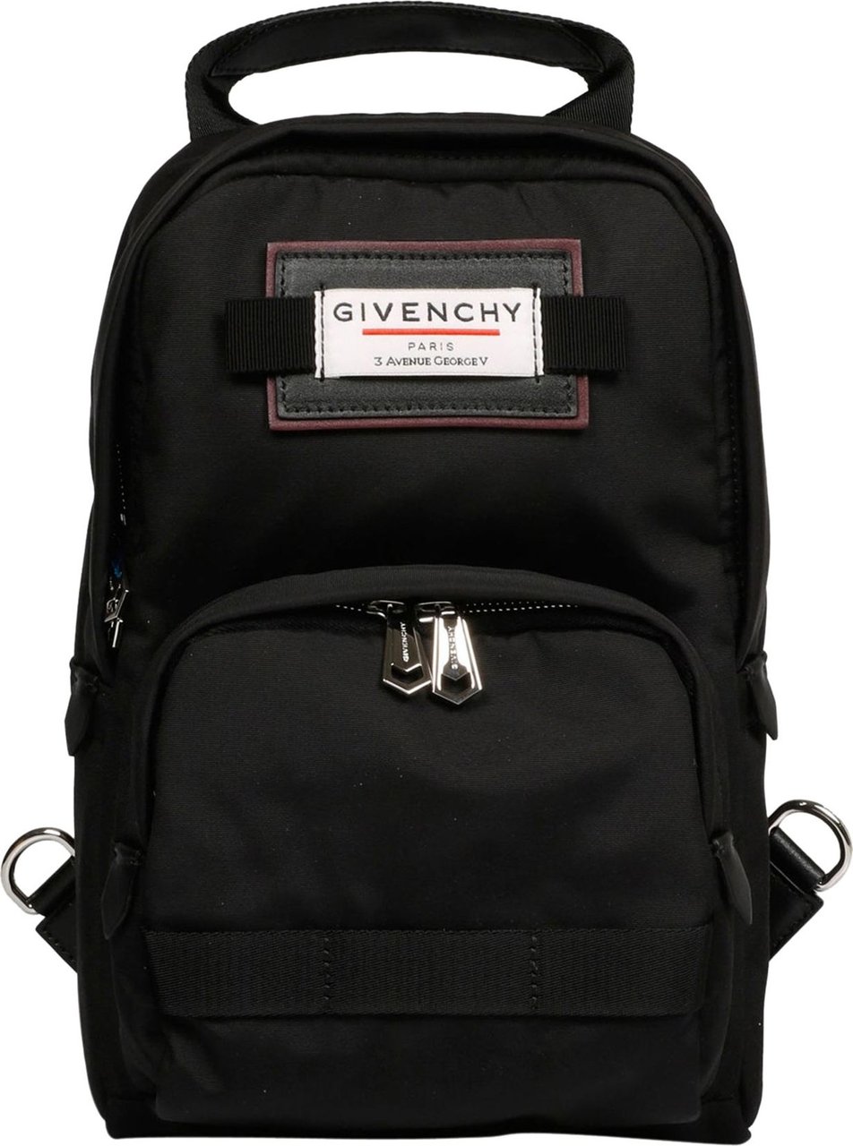 Givenchy Givenchy Mini Downtown Logo Backpack Zwart