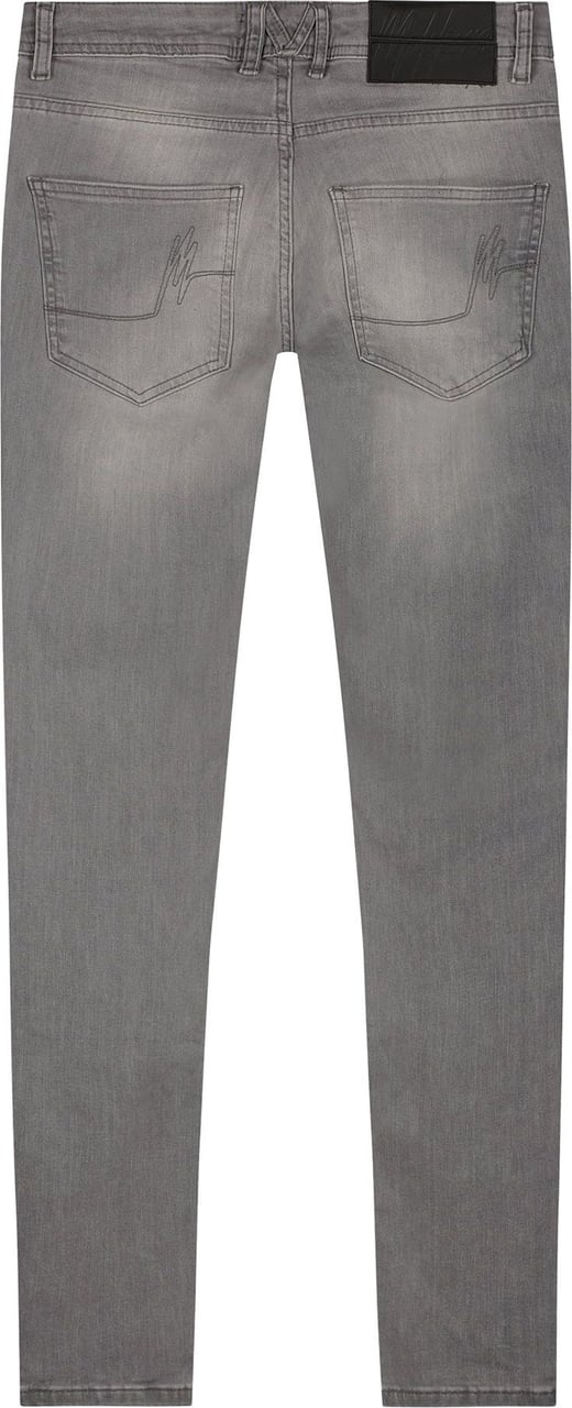 Malelions Men Split Jeans - Grey Grijs