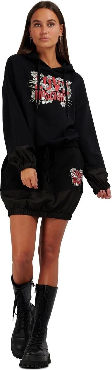 Love Moschino Skirt Elastiek Black Zwart