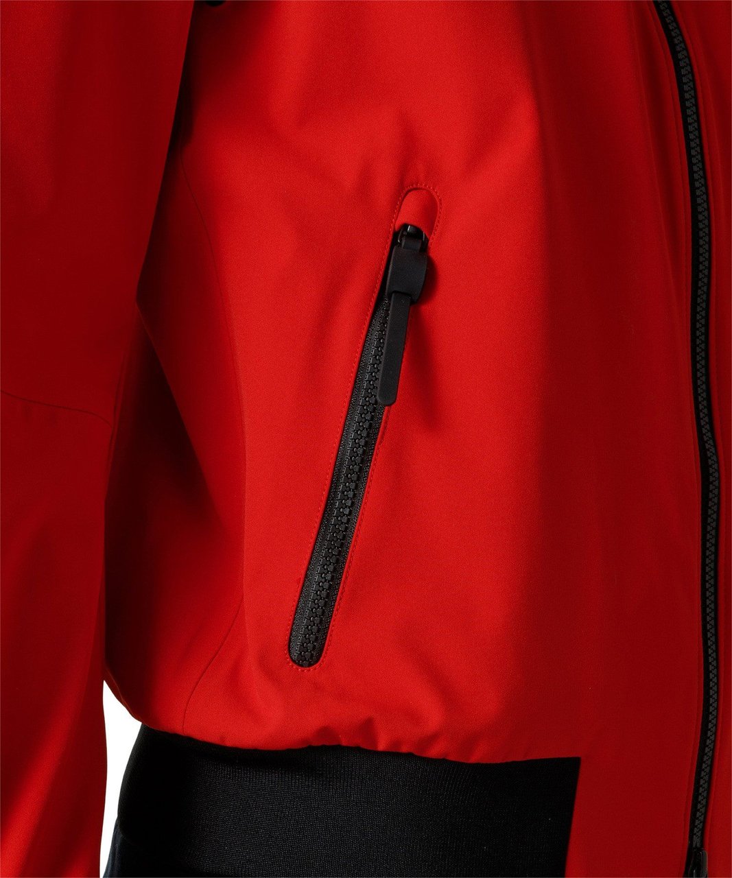 Peuterey Smooth bomber jacket in stretch fabric Rood