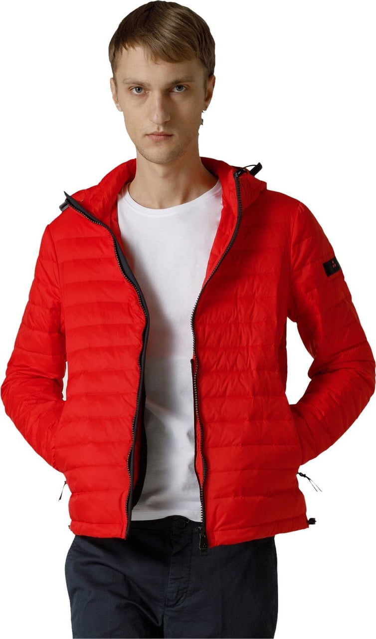 Peuterey Ultra-lightweight and semi-shiny down jacket Rood