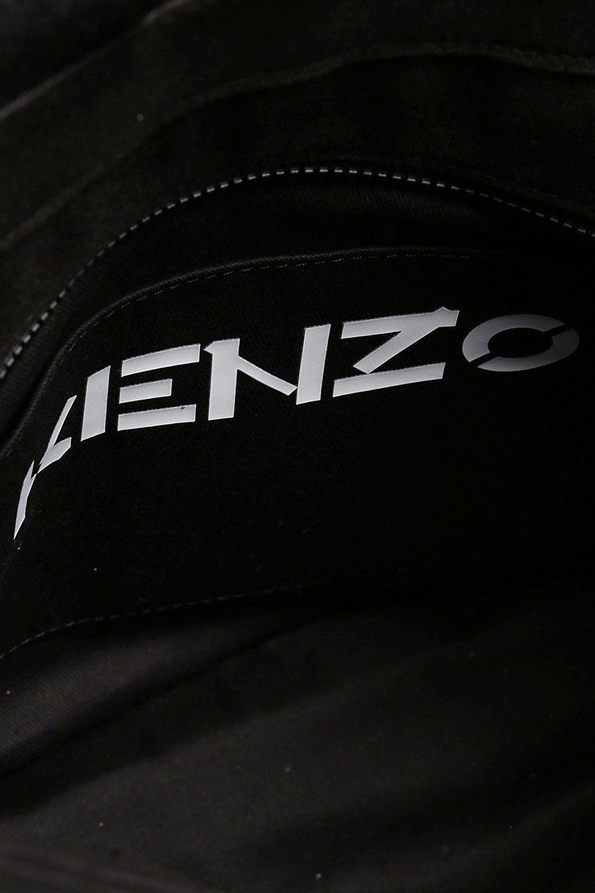Kenzo Small Logo-print Tote Bag Black Zwart