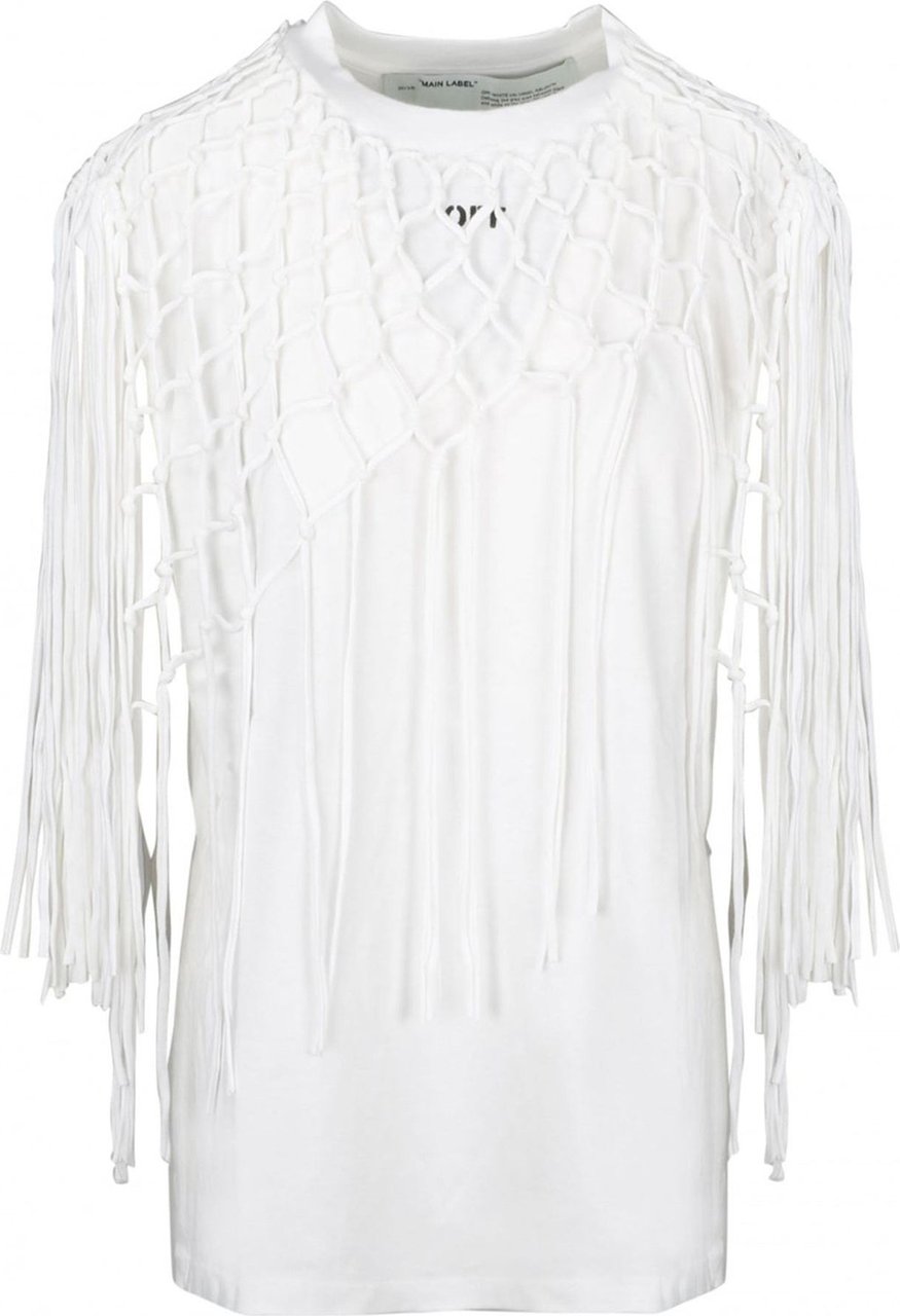 OFF-WHITE Off White Crochet Layer Arrow T-Shirt Wit