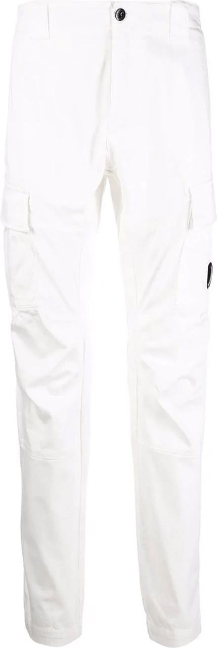 CP Company Pantalon Cargo Blanc Wit