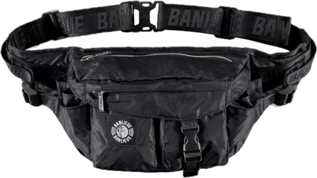 Clan de Banlieue Banlieue Waist Bag Black Zwart