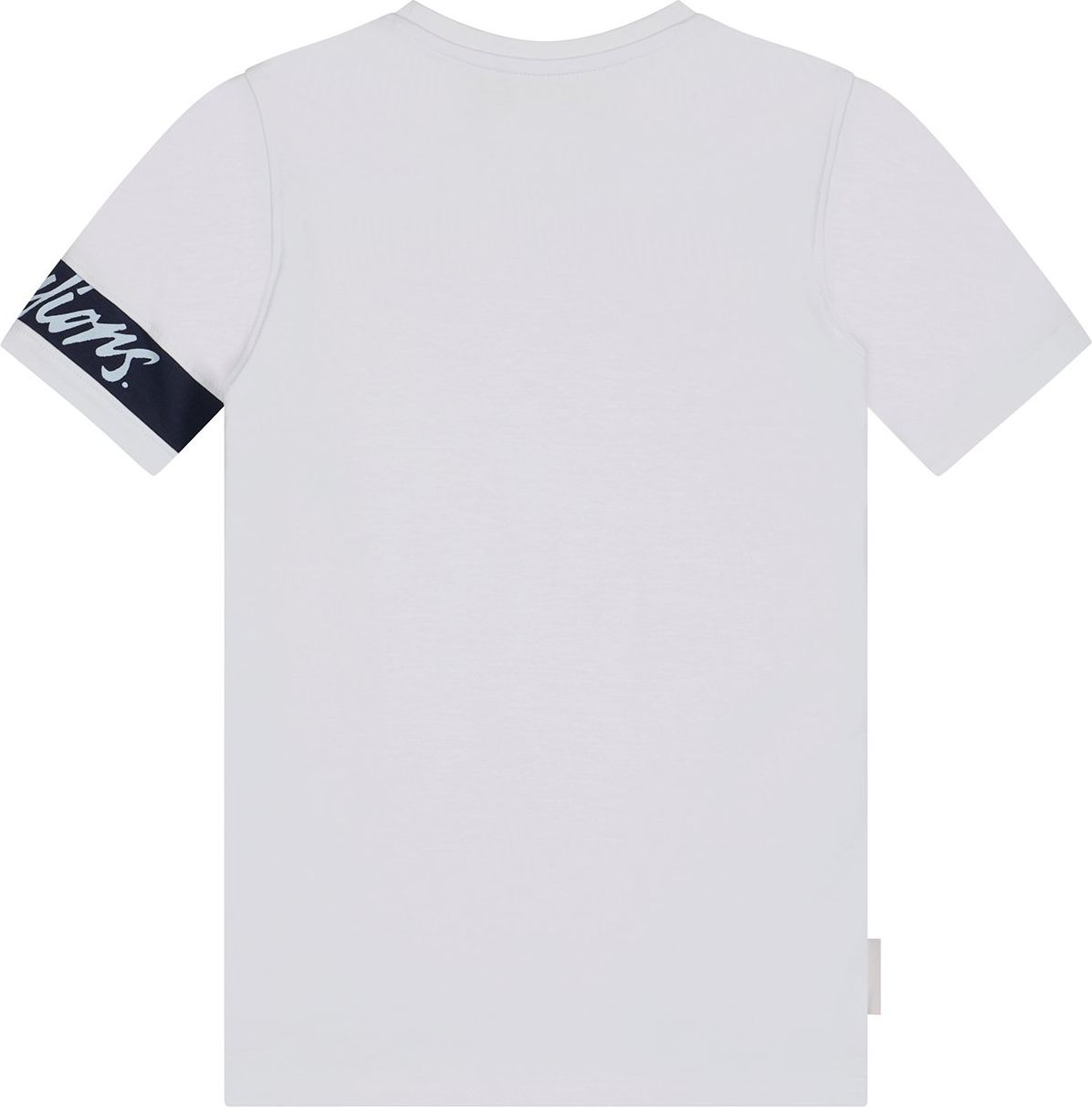 Malelions Junior Captain T-Shirt - White/Navy Wit