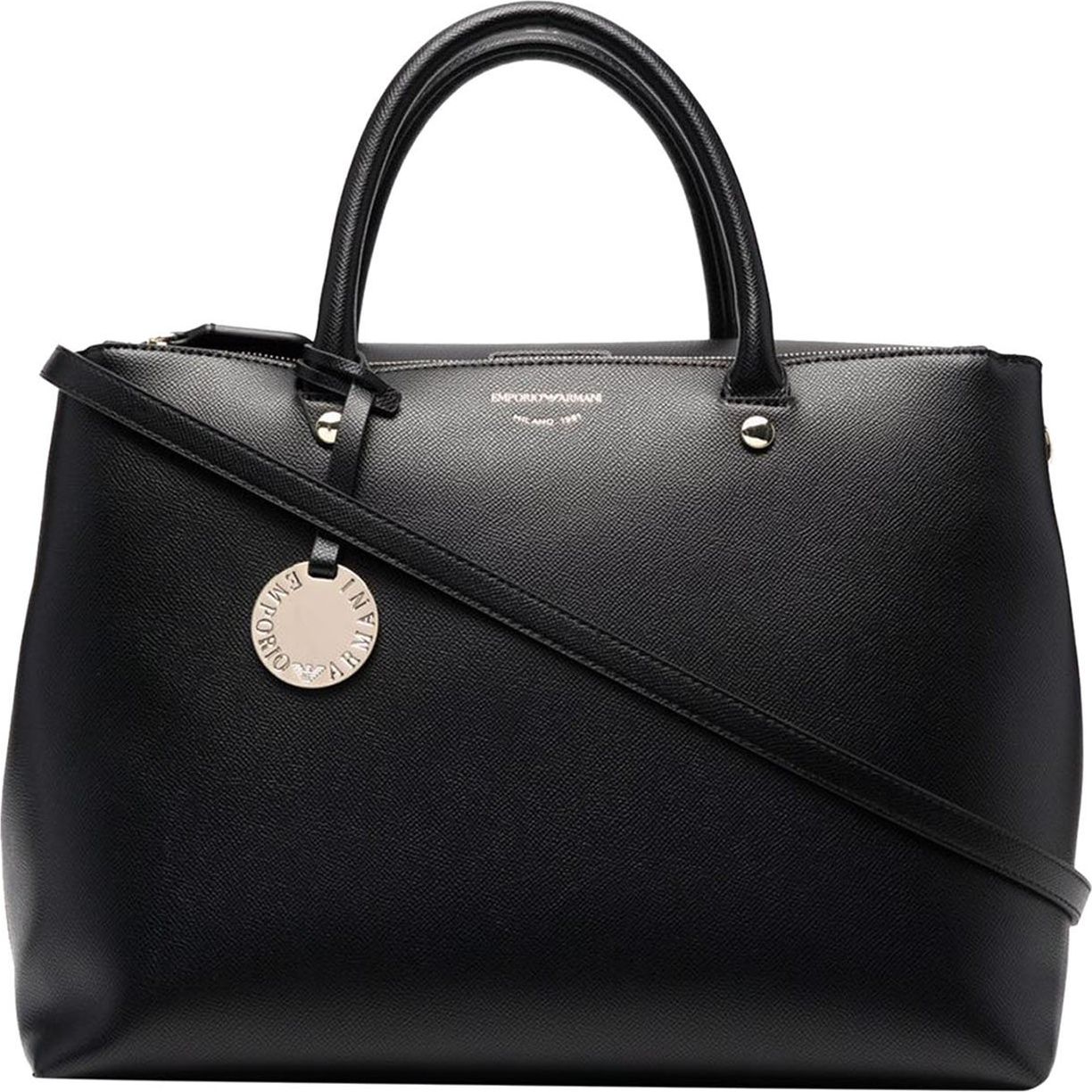 Emporio Armani Ea Milano Black Handbag Black Zwart