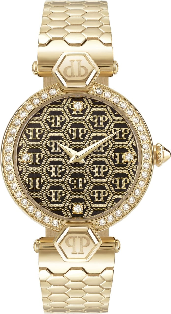 Philipp Plein PWEAA0721 Plein Couture horloge 32 mm Zwart