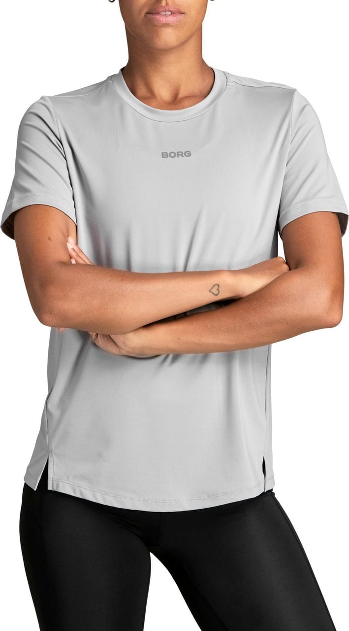 Björn Borg Regular T-shirt Women Grijs Grijs