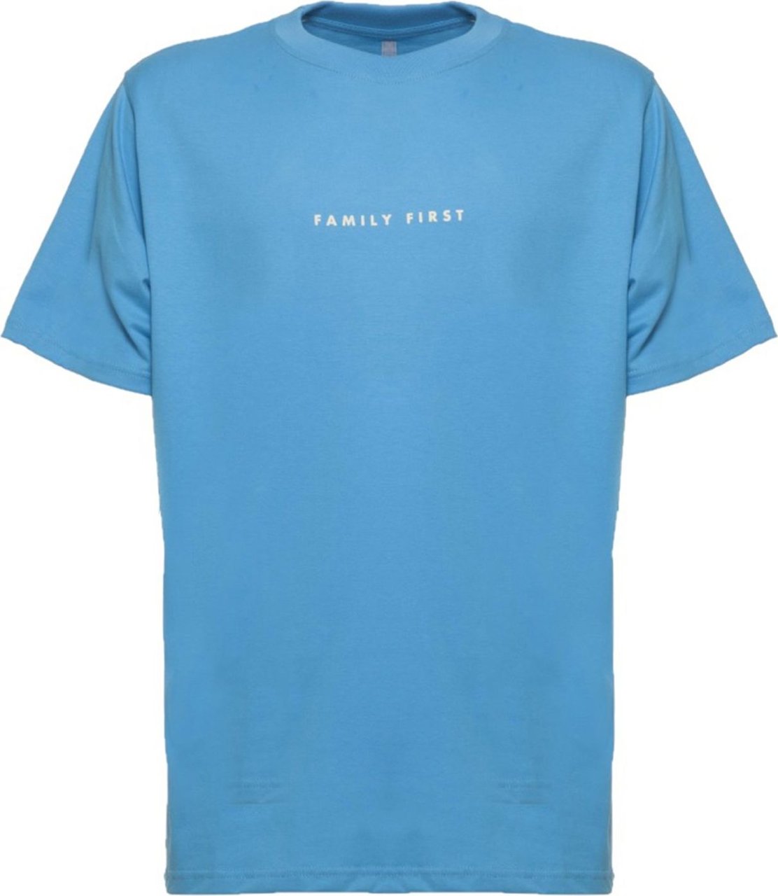 Family First Basic T-Shirt Blue Senior Blauw
