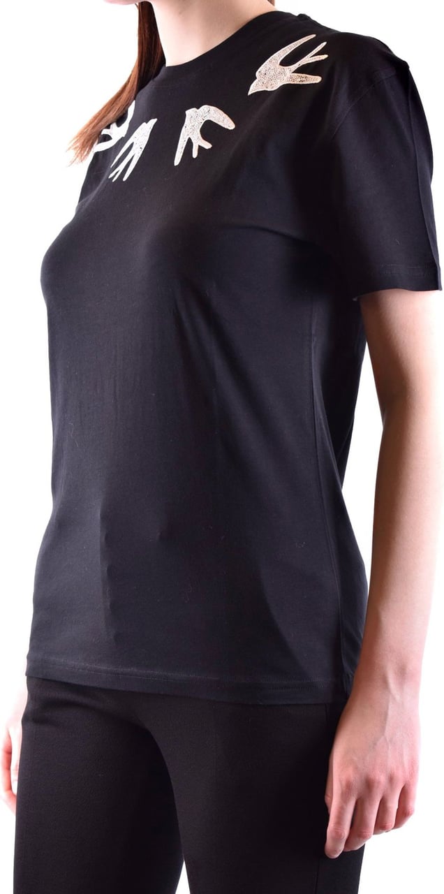 McQ Alexander McQueen Tshirt Short Sleeves Black Zwart