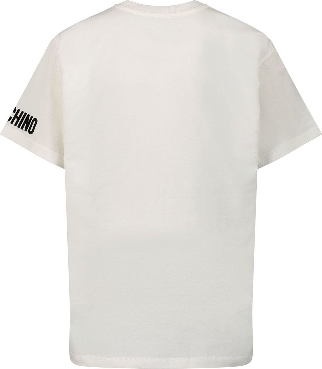 Moschino Moschino HWM02L kinder t-shirt off white Wit