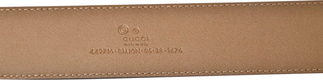 Gucci Gucci Belt Maple Man Micro-Greasy Leather Mod.510309 BMJ0N 039 2527 Bruin